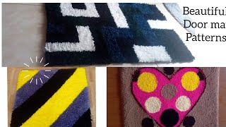 DIY Handmade door mat Patterns  Handmade door mats using a sack  Door mat designs [upl. by Shandy1]