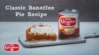 Classic Banoffee Pie Recipe [upl. by Nednyl]