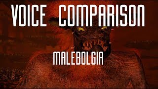 Voice Comparison Malebolgia Spawn [upl. by Euqininod]