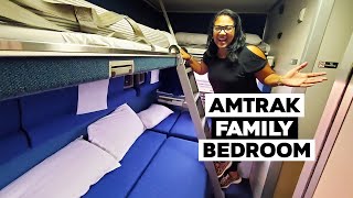 Amtrak Family Bedroom On A Superliner [upl. by Xirtaeb]