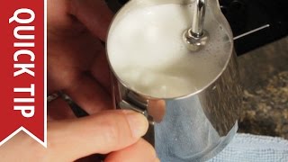 How to AutoFroth Milk for Lattes [upl. by Ainolloppa882]