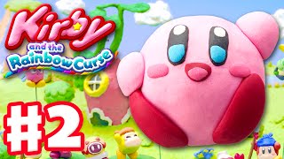 Kirby and the Rainbow Curse  Gameplay Walkthrough Part 2  Level 12 100 Nintendo Wii U [upl. by Ajiram908]