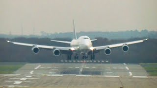 Lufthansa 7478 heavy crosswind landing [upl. by Aisined86]