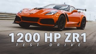 Hennessey HPE1200 Corvette ZR1 Test Drive [upl. by Grishilda821]