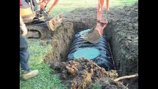 Installation of Poly Septic Tank [upl. by Weasner]