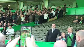 ROD STEWART SINGING GRACE AT CELTIC PARK 31319 [upl. by Epotimet650]