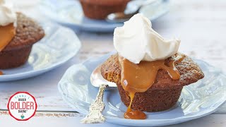 Gemma Stafford Makes Traditional English Sticky Toffee Pudding  Bigger Bolder Baking [upl. by Codd]