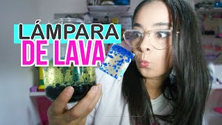 ¿Cómo hacer una LÁMPARA DE LAVA 🧪 Experimento casero [upl. by Kilar54]