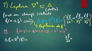 Équations Dérivées Partielles 5 Opérateurs différentiels importants [upl. by Ailbert]