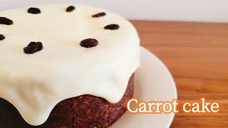 栗原はるみさんの混ぜるだけ簡単にんじんケーキ carrot cake [upl. by Nirda]