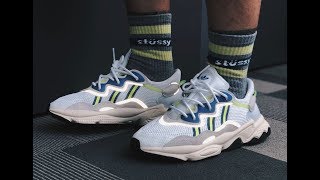 adidas Originals Ozweego  Early Look amp On Feet Review [upl. by Nnaarual]