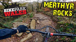 Merthyr Rocks Run  Bike Park Wales [upl. by Halvaard]