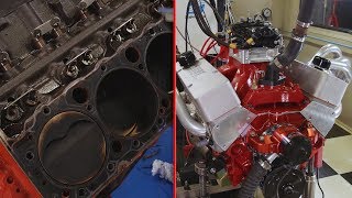 How To Teardown Rebuild amp Dyno A Small Block Chevy Engine [upl. by Bred]