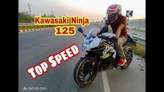 Kawasaki Ninja 125 Top Speed [upl. by Acnoib]