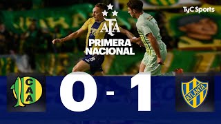 Aldosivi 01 Atlanta  Primera Nacional  Fecha 13 Zona A [upl. by Elleivad]