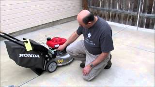 Honda Lawn Mower HRR216VKA Features and 1st Start [upl. by Slinkman]