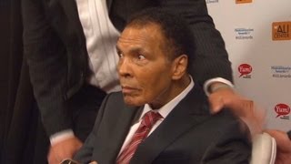 Muhammad Ali makes rare public appearance [upl. by Yanttirb265]