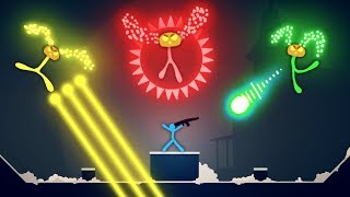 Stick Fight NEW BOSSES vs Hero Stickmen Stick Fight the Game Multiplayer Gameplay NEW Update [upl. by Flodur997]