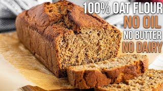 Healthy Banana Bread OAT FLOUR [upl. by Athal]