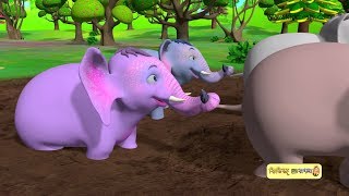 Ekta mota hati bengali rhyme for kids  Ek mota haathi bangla rhyme  for kids Kiddiestv Bangla [upl. by Major781]