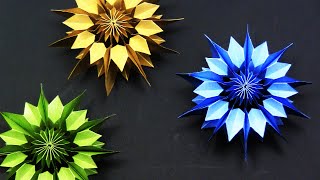 EASY DIY Paper Snowflake DIY 3D  Yakomoga EASY DIY [upl. by Secor35]