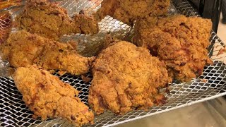 AIR FRYER KFC FRIED CHICKEN  Step by Step Easy Healthy Fried chicken  Brown Girls Kitchen [upl. by Ayoral]