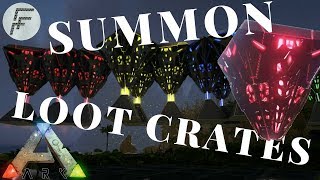 Loot Crate Admin Commands  ARK Survival Evolved [upl. by Htebiram149]