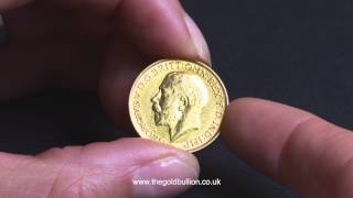 King George V Gold Sovereign Coin [upl. by Mandal711]