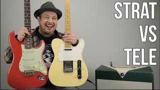 Telecaster vs Stratocaster  Which Guitar Do You like More [upl. by Bradney]