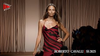 ROBERTO CAVALLI Spring 2025 Milan  Canale Moda [upl. by Morell]