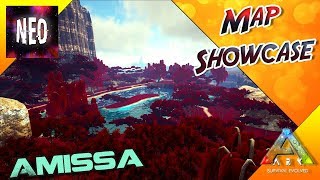 Ark Map  Amissa Map Showcase   Ark Survival Evolved [upl. by Bailie]