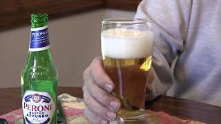 Peroni Italian Beer Review [upl. by Pentheas]