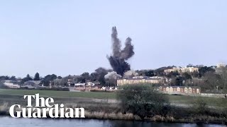 Exeter WW2 bomb detonated after homes evacuated [upl. by Clayberg411]