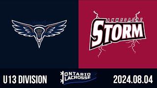 2024 Ontario Lacrosse Final Six 🥍 U13 Oakville v Akwesasne Aug 4 2024 [upl. by Garlen]