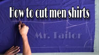 How to cut shirts full cutting MrTailor [upl. by Neuberger]