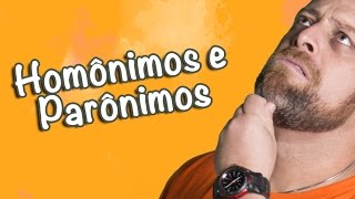 Homônimos e Parônimos Prof Noslen [upl. by Adnolor]