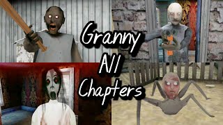 Granny All Chapters Full Gameplay Second Edition [upl. by Eniamert209]