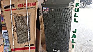 AHUJA SRX250®DXM PA SPEAKER SYSTEMS UNBOXING amp REVIEW [upl. by Aztilay]