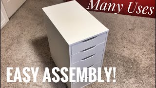 Ikea Alex Drawer Assembly [upl. by Yenroc304]