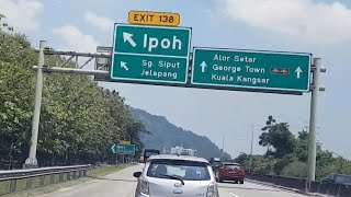 How to Drive to Ipoh Old Town from PLUS Expressway Ipoh South Toll Perak [upl. by Esilehs]