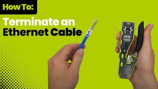 How To Terminate an Unshielded Cat66A RJ45 Plug [upl. by Oly]