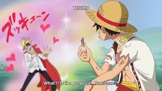 One Piece  Epic Nami and Zoro Scene [upl. by Ydak]