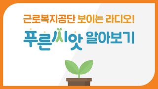 근로복지공단 보이는 라디오 푸른씨앗 알아보기 [upl. by Barber]