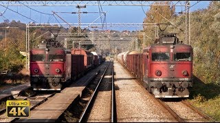 4K CABVIEW Beograd  Subotica north Serbia  EC train 344 Beograd  Wien Hbf [upl. by Lamok]