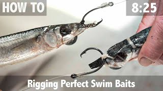 How to Rig Perfect Swim Baits [upl. by Naelopan]