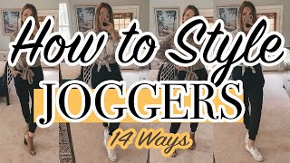 What to Wear with Joggers  14 Looks Styling Joggers I How to Style Joggers Womens Jogger Ouitfits [upl. by Ennaxor763]