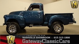 1950 Chevrolet 3100 5window 4x4 255 Gateway Classic CarsNashville [upl. by Wills467]