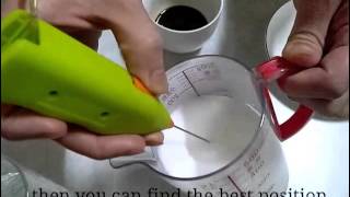 How To Make Latte Art with Mini Milk Frother [upl. by Mallon]