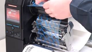 CL4NX Printer  How to Replace Ribbon [upl. by Held]