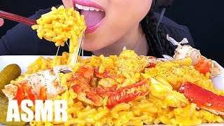 ASMR CHEESY KING CRAB amp SHRIMP MAC N CHEESE RECIPE  ASMR Phan [upl. by Letnohc]